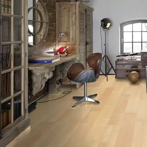 КЛЁН КАНАДСКИЙ КРЕМ ПАРКЕТНАЯ ДОСКА KAHRS ЛИВИНГ